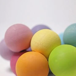 Grimms Wooden Baby Beads Grasper - Pastel Baby Gifts