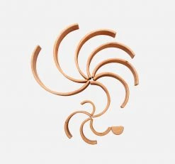 Grimms 12 Piece Wooden Rainbow - Natural Toys