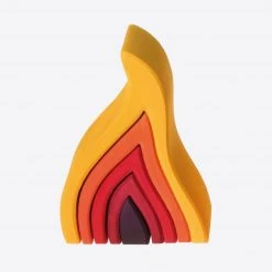Grimms Toys Wooden Fire Stacking Toy