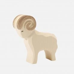 Ostheimer Handcrafted White Ram Toys