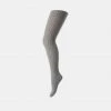 MP Wool Rib Tights - Light Grey Baby Wool