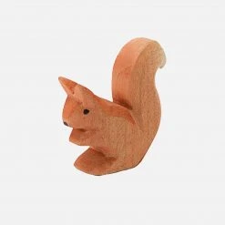 Ostheimer Handcrafted Small Red Sitting Squirrel Toys