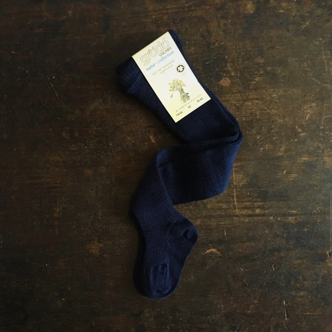 Grödo Baby Wool Organic Wool Rib Baby Tights - Many Options