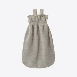 Disana Knitted Organic Merino Wool Sleeping Bag - Grey Baby Gifts