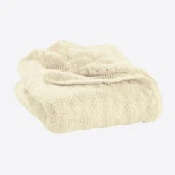 Disana Baby Gifts Organic Merino Wool Baby Blanket - Natural
