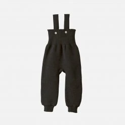 Disana Organic Merino Wool Baby Dungarees - Anthracite Baby Wool