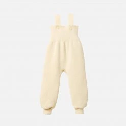 Disana Organic Merino Wool Baby Dungarees - Natural