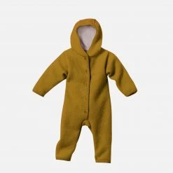 Disana Organic Boiled Merino Wool Overall - Gold Baby Wool