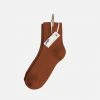 Collegien Adult's Cotton Short Socks - Cinnamon