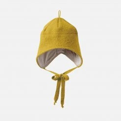 Disana Baby Wool Organic Boiled Merino Wool Hat - Curry
