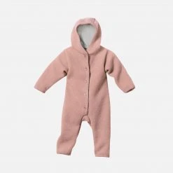 Disana Organic Boiled Merino Wool Overall - Rose