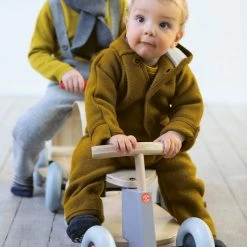 Disana Organic Boiled Merino Wool Overall - Gold Baby Wool