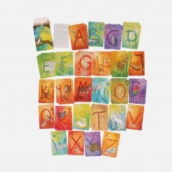 Grimms Toys Nature Inspired Alphabet Recognition Card Set