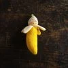 Nanchen Handmade Organic Cotton/Wool Banana Rattle Baby Gifts