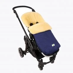 Kaiser Home & Baby Care Organic Cotton/Sheepskin Universal Pushchair Footmuff - Sand