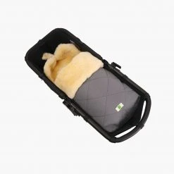 Kaiser Home & Baby Care Organic Cotton/Sheepskin Universal Pushchair Footmuff - Sand