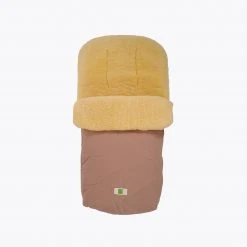 Kaiser Home & Baby Care Organic Cotton/Sheepskin Universal Pushchair Footmuff - Sand