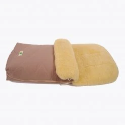 Kaiser Home & Baby Care Organic Cotton/Sheepskin Universal Pushchair Footmuff - Sand