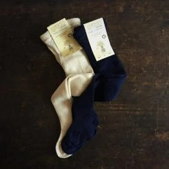 Grödo Baby Wool Organic Wool Rib Baby Tights - Many Options