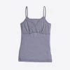 JOHA Women's Merino Wool/Silk Strap Vest - Grey