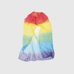 Sarah's Silks 100% Silk Rainbow Cape