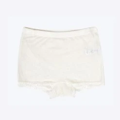 JOHA Lace Merino Wool/silk Hipsters - Natural