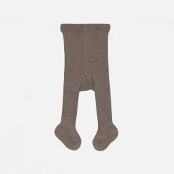 Selana Organic Merino Wool Tights - Chocolate Baby Wool