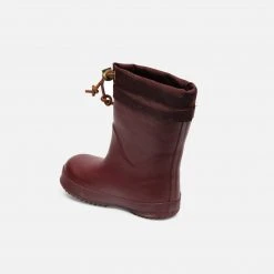 Bisgaard Natural Rubber Boots - Wool Lined - Bordeaux Shoes