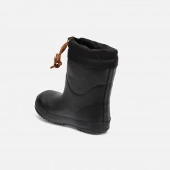 Bisgaard Natural Rubber Boots - Wool Lined - Black Shoes