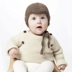 My Alpaca Hand Knit Baby Alpaca Sweater - Natural