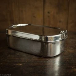 A Slice Of Green Stainless Steel Extra Large Oval Lunch Box Home & Baby Care