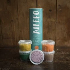 Ailefo Organic Modelling Play Dough Medium Tube - 5 Forest Colours
