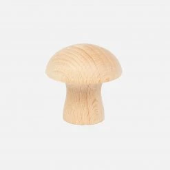 Grapat Toys Wooden Natural Mushrooms - 6 Pieces