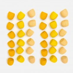 Grapat Wooden Honey Combs Mandala - 36 Pieces