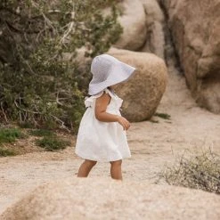 Briar Baby Linen Sunbonnet - Island Stripe