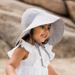 Briar Baby Linen Sunbonnet - Island Stripe