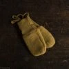 Engel 100% Organic Merino Wool Fleece Mittens - Saffron Melange