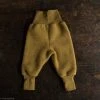 Engel 100% Organic Merino Wool Fleece Pants - Saffron Melange