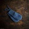 Engel Baby Wool 100% Organic Merino Wool Fleece Mittens - Blue Melange