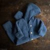 Engel 100% Organic Merino Wool Fleece Suit - Blue Melange Baby Wool