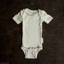 Engel Organic Cotton SS Body - Natural Cotton & Linen