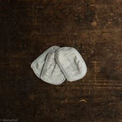 Organic Merino Wool & Silk Extensions For Engel Bodies- Set Of 3 - Grey Baby Wool