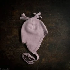 Engel 100% Organic Merino Wool Fleece Hat - Lilac Rose Baby Wool