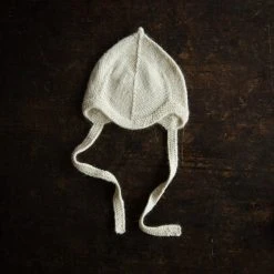 My Alpaca Hand Knit Baby Alpaca Bonnet - Natural