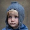 SISKIN By Engel Baby Wool Exclusive 100% Organic Merino Wool Fleece Hat - Slate