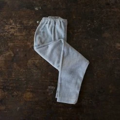 Cosilana Organic Merino Wool / Cotton / Silk Leggings - Silver Melange