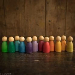 Grapat Wooden Nins - 12 Pieces Toys