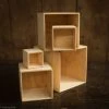 Grimms Small Set Of Boxes Natural Wood Toys