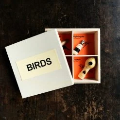 Quelle Est Belle Handmade Wood Bird Callers - Set Of 4 Toys