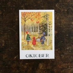 Elsa Beskow Individual Month Postcards Toys